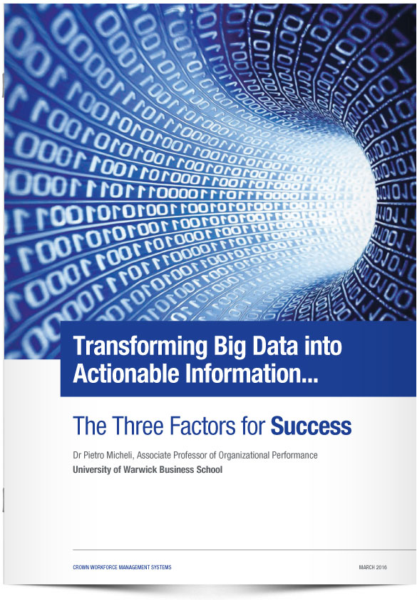 Transforming Big Data into Actionable Information