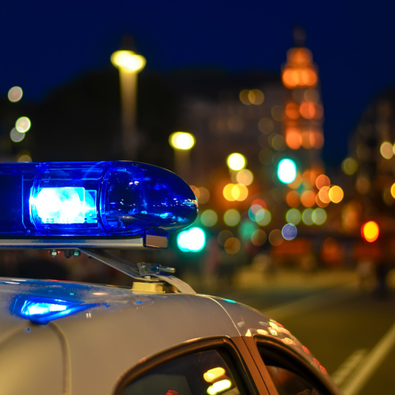 Police Car Blue Light